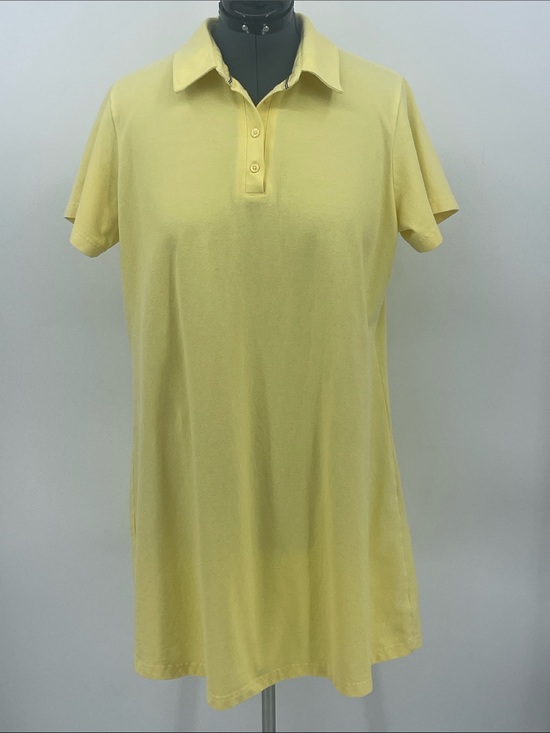 d&co Dresses & Skirts - D&CO Yellow Polo Shirt Dress - Women's Casual Top SIZE XLARGE